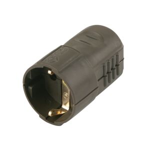 Schutzkontakt-Kupplung braun 3-polig 250 V 16 A