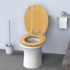 WC-Sitz 'Toronto' mit Absenkautomatik bambus natur