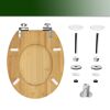 WC-Sitz 'Toronto' mit Absenkautomatik bambus natur