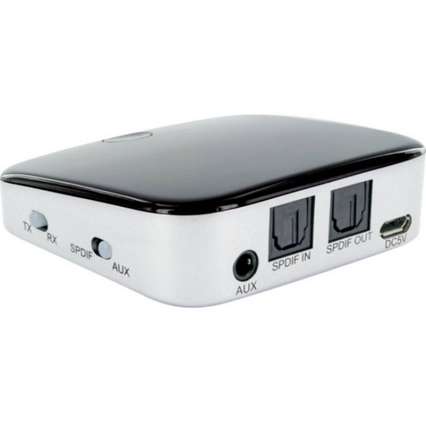 Akku-Bluetooth Sender und Empfänger schwarz/grau 5 V