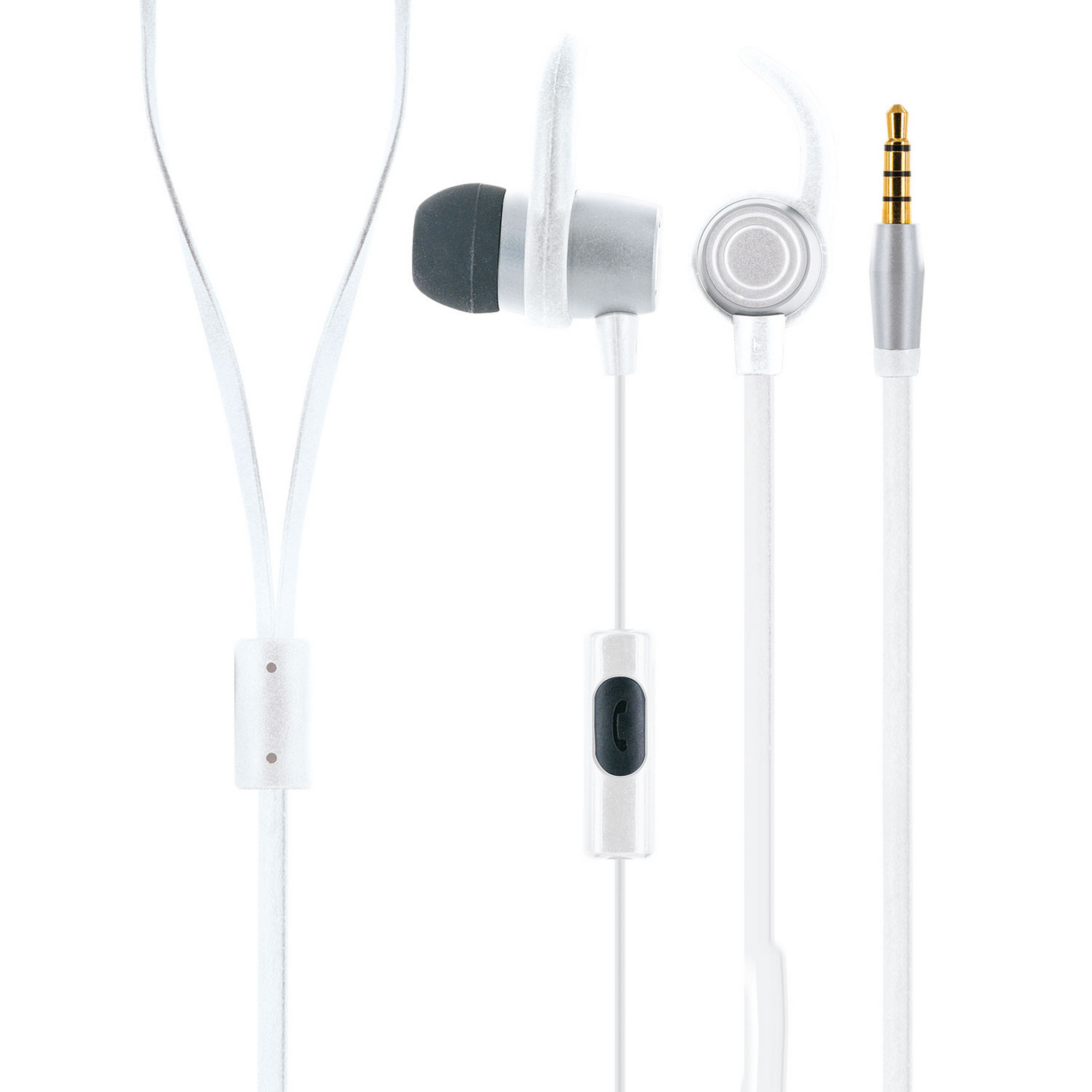 Bluetooth In-Ear-Kopfhörer mit Slimkabel und Mikrofon + product picture