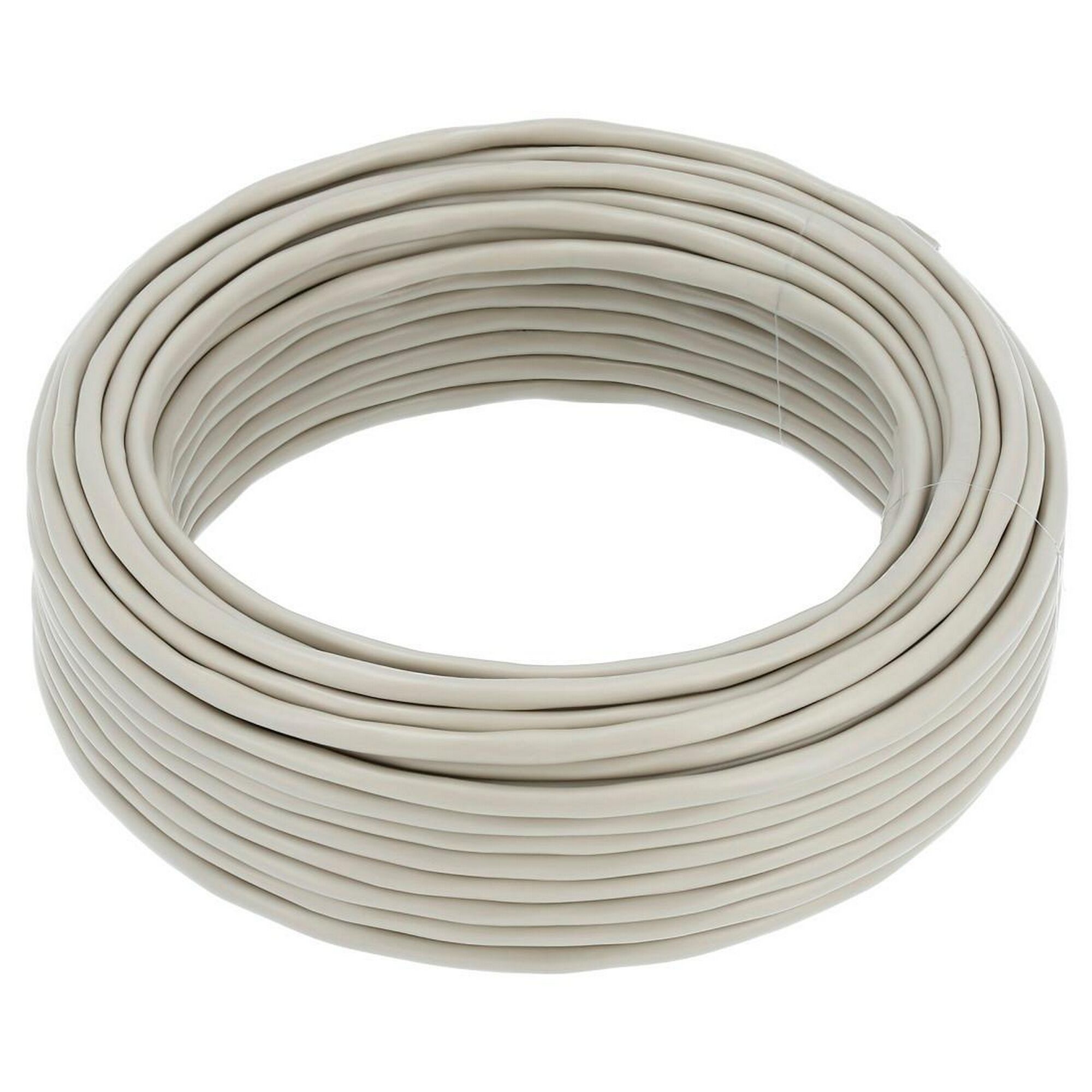 Aufgerolltes Telefonkabel, 4-adrig, geschirmt, 25 m