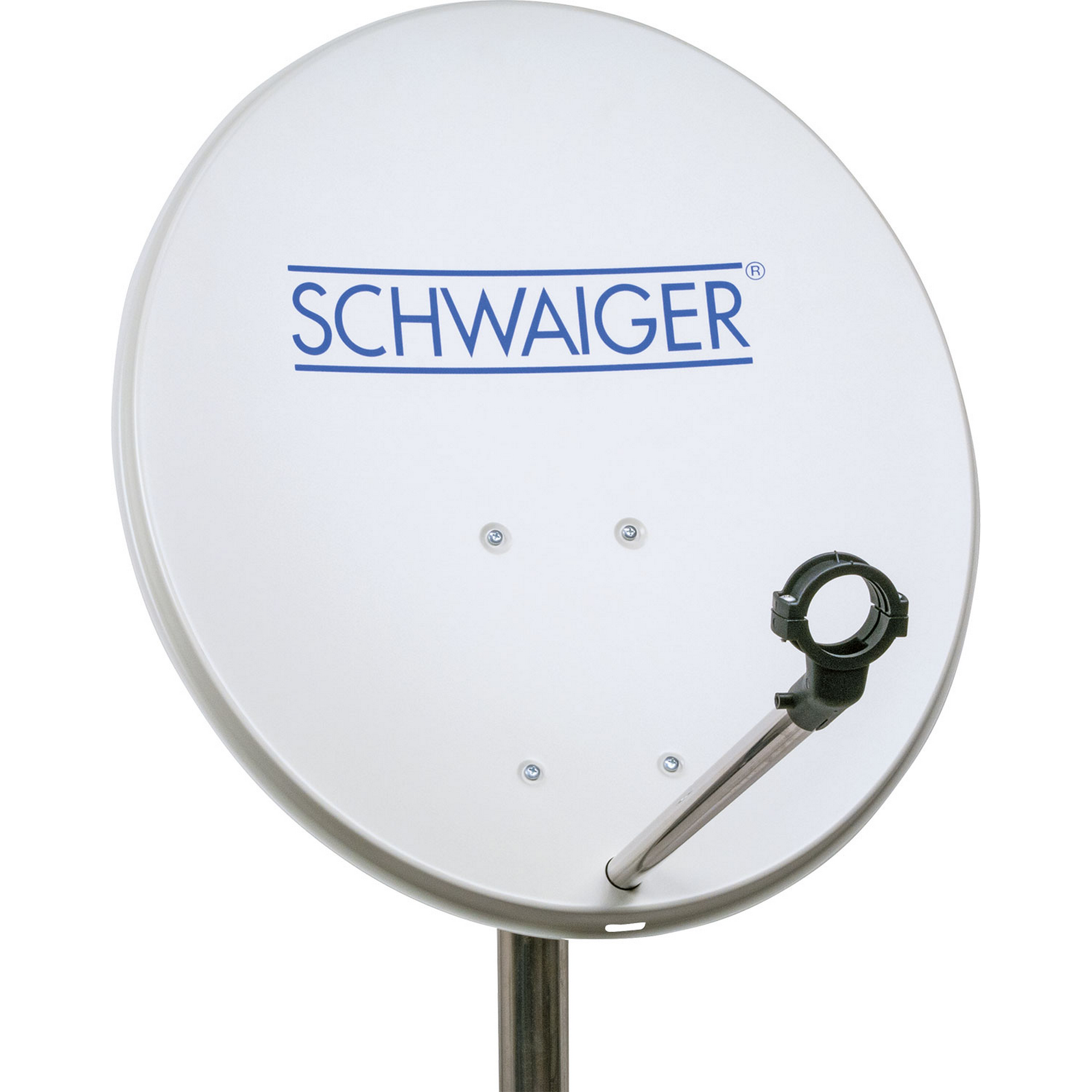 SAT-Spiegel Stahl hellgrau Ø 55 cm