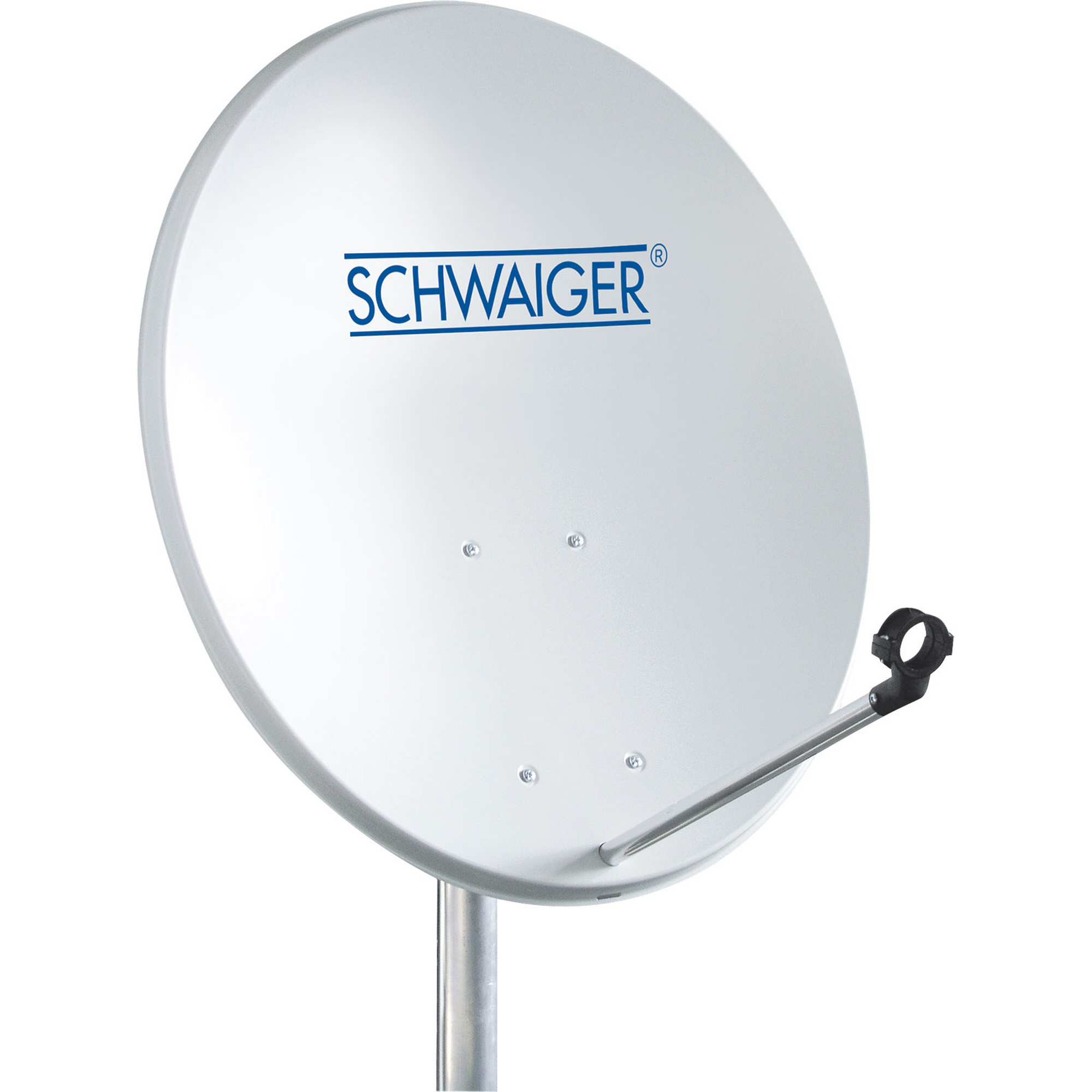 SAT-Spiegel Stahl hellgrau Ø 55 cm