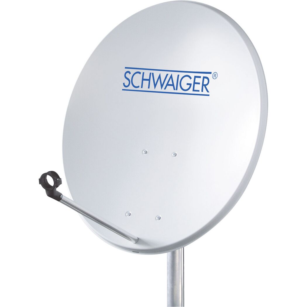 SAT-Spiegel Stahl hellgrau Ø 55 cm