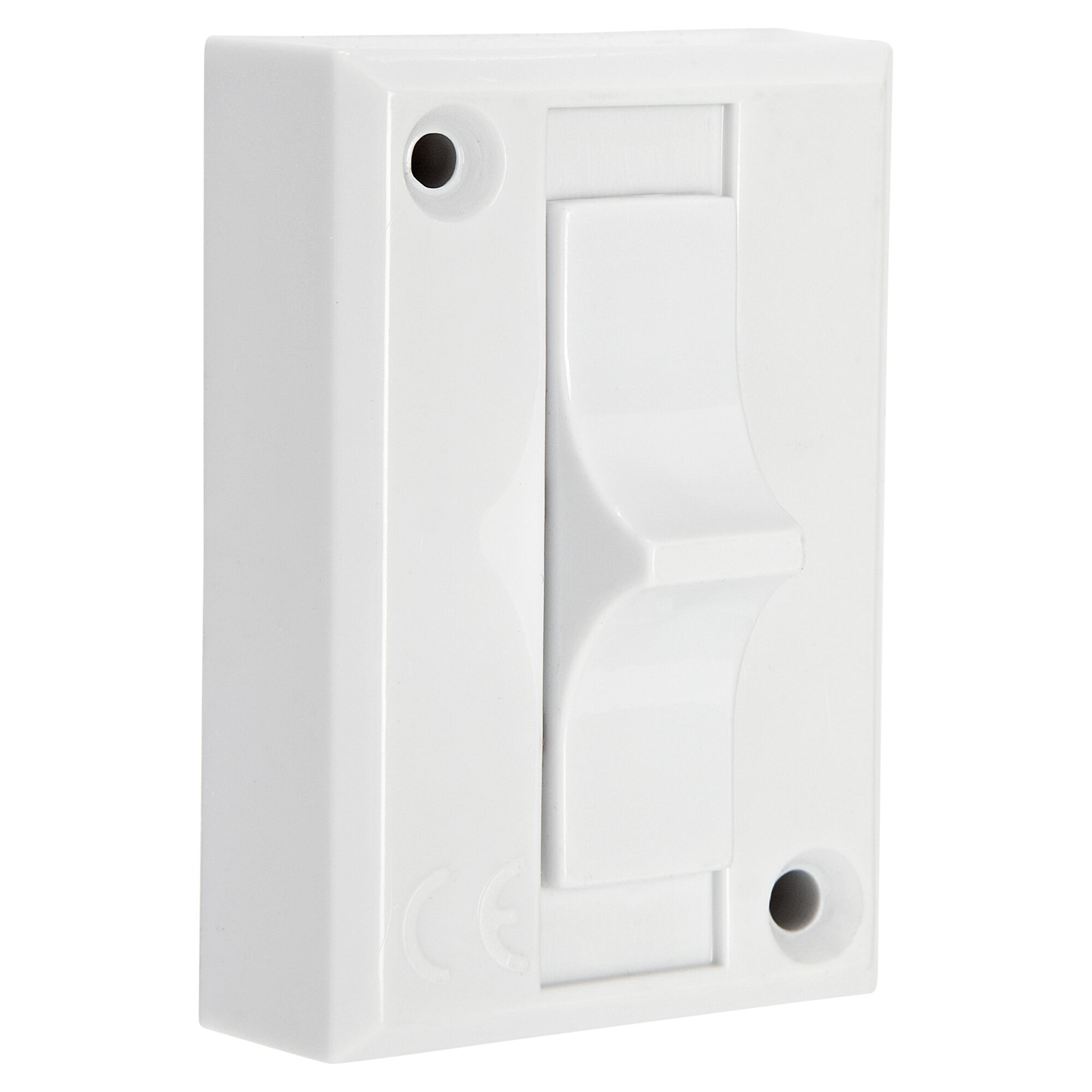 Weißer Klingelaus-und-Umschalter