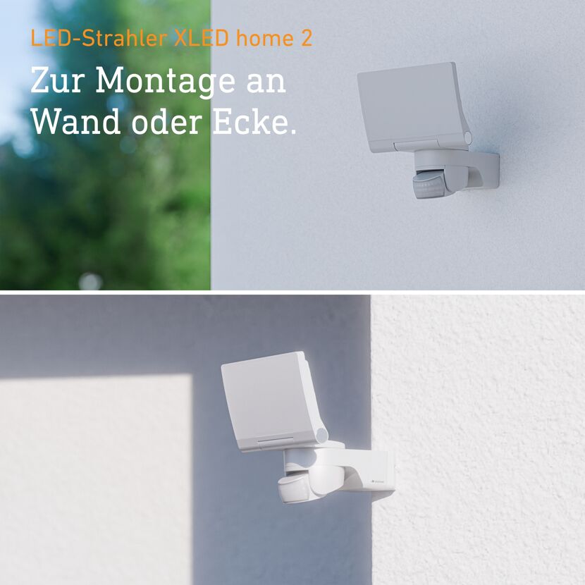 LED-Außenwandstrahler 'XLED home 2' 13,7 W 1550 lm warmweiß IP 44 18 x 18,1 cm