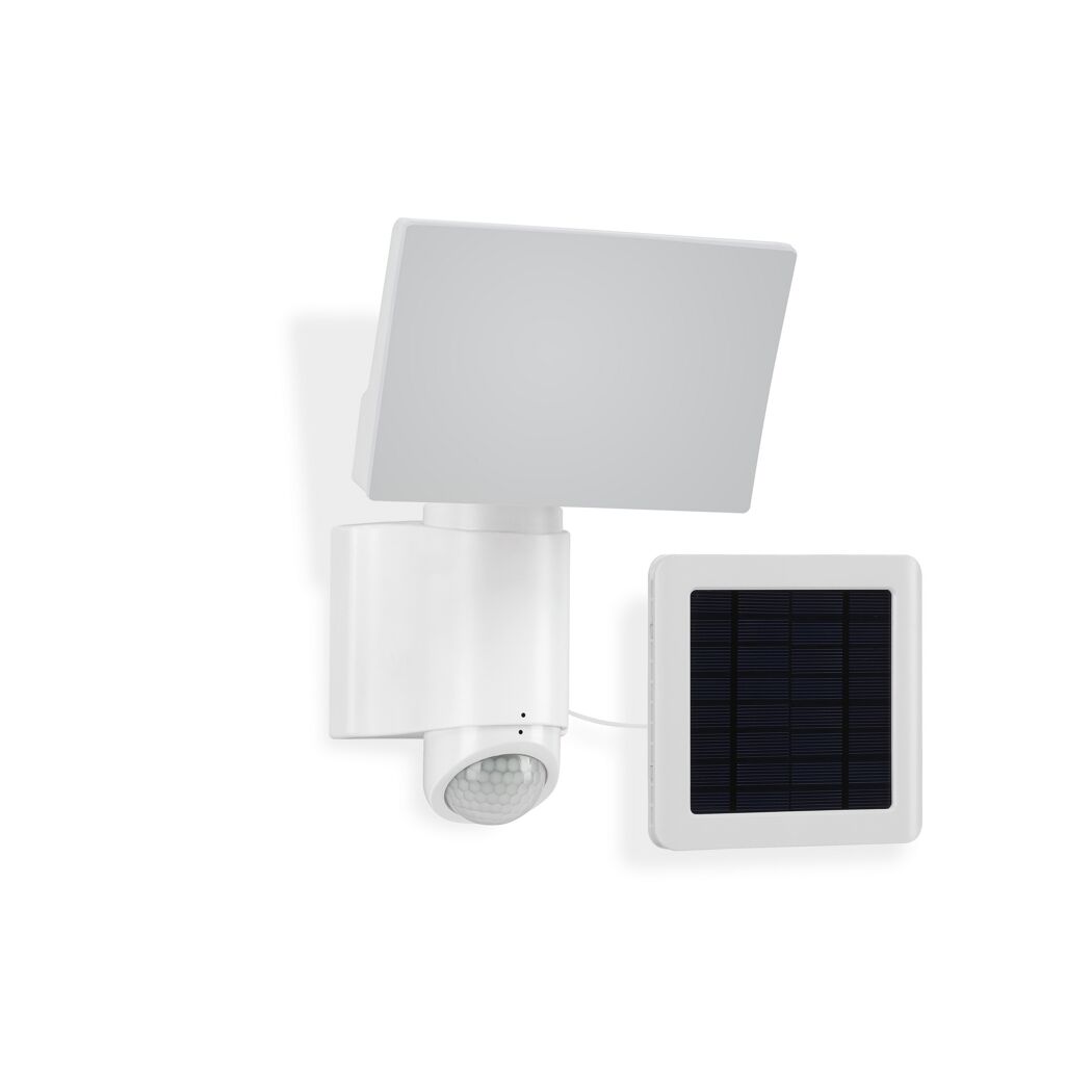 Solar-Außenwandleuchte 'Kiruna' mit Bewegungssensor 400 lm neutralweiß IP 44 18,1 x 14,9 cm