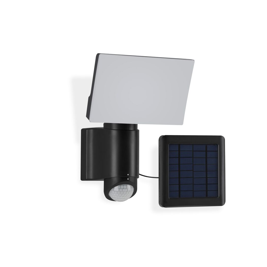 Solar-Außenwandleuchte 'Kiruna' mit Bewegungssensor 400 lm neutralweiß IP 44 181,4 x 14,9 cm