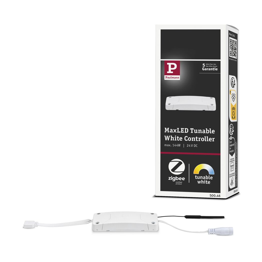 Schalter 'Smart Home MaxLED' Tunable White Control max. 144 W 24 V weiß/grau