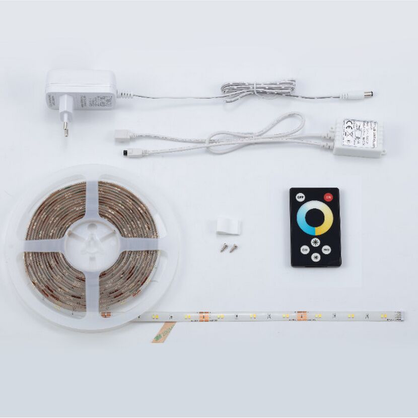 LED-Band, Netzteil, Controller und Montagematerial