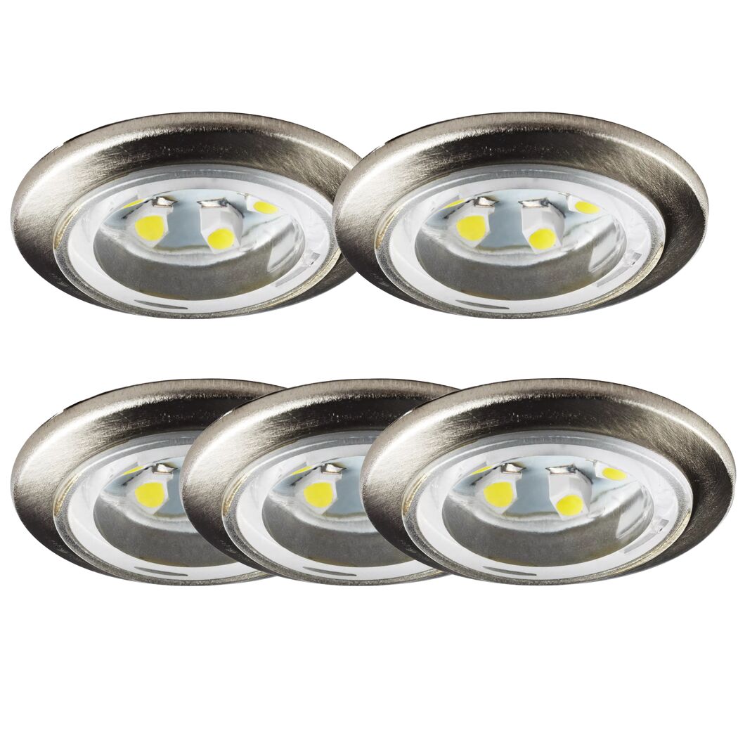 LED-Einbauleuchtenset 0,5 W 5 Stück
