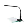Schwarze Klemmleuchte Laroa mit LED