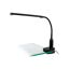 Schwarze Klemmleuchte Laroa mit LED