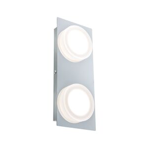 LED-Wandleuchte 'Doradus' IP23 2 x 4,7 W chrom 230 V Metall/Kunststoff
