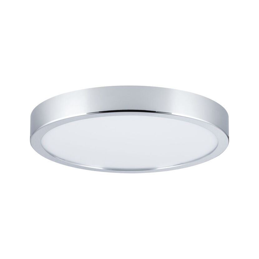 runde LED-Deckenleuchte Aviar in Chrom