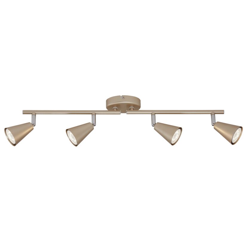 LED-Wohnraumstrahler 'Smart Gold Basic' 4-flammig 400 lm gold