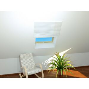 Dachfenster-Insektenschutz-Rollo 'Basic' weiß 110 x 160 cm