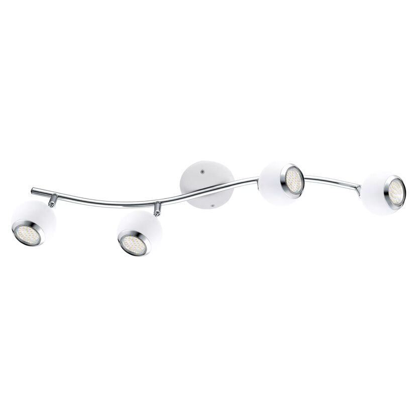 LED-Strahler Bimeda 4flg, weiß/chrom