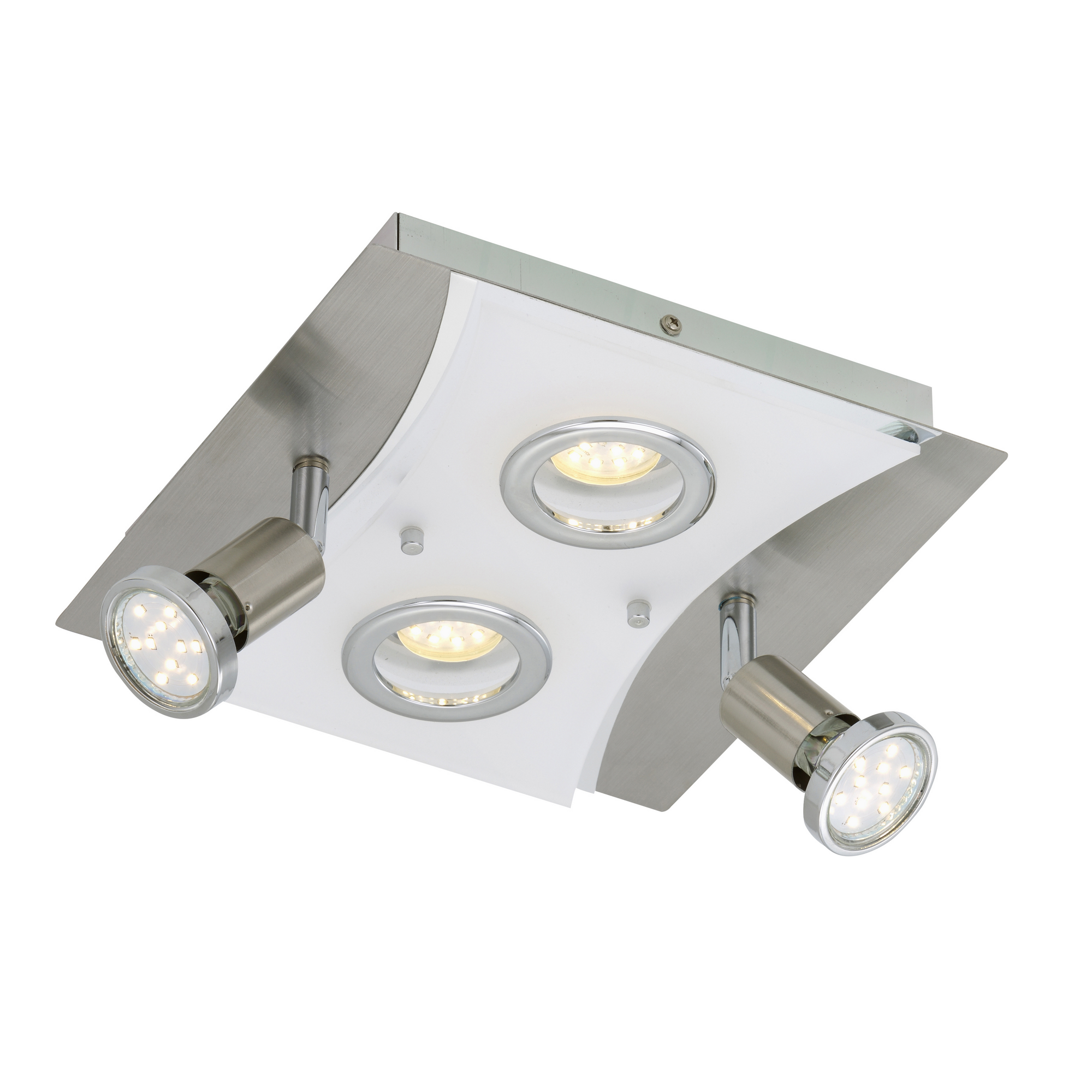 LED-Strahler 'Riposo' nickelfarben 4-flammig + product picture