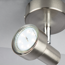 LED-Strahler 'Sub' nickelfarben 1-flammig