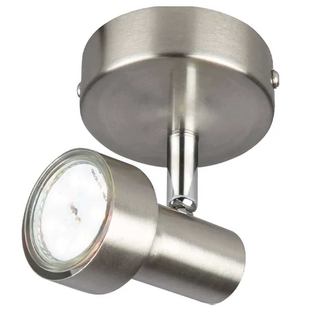 LED-Spot 'Sub' 1-flammig aus gebürstetem Metall