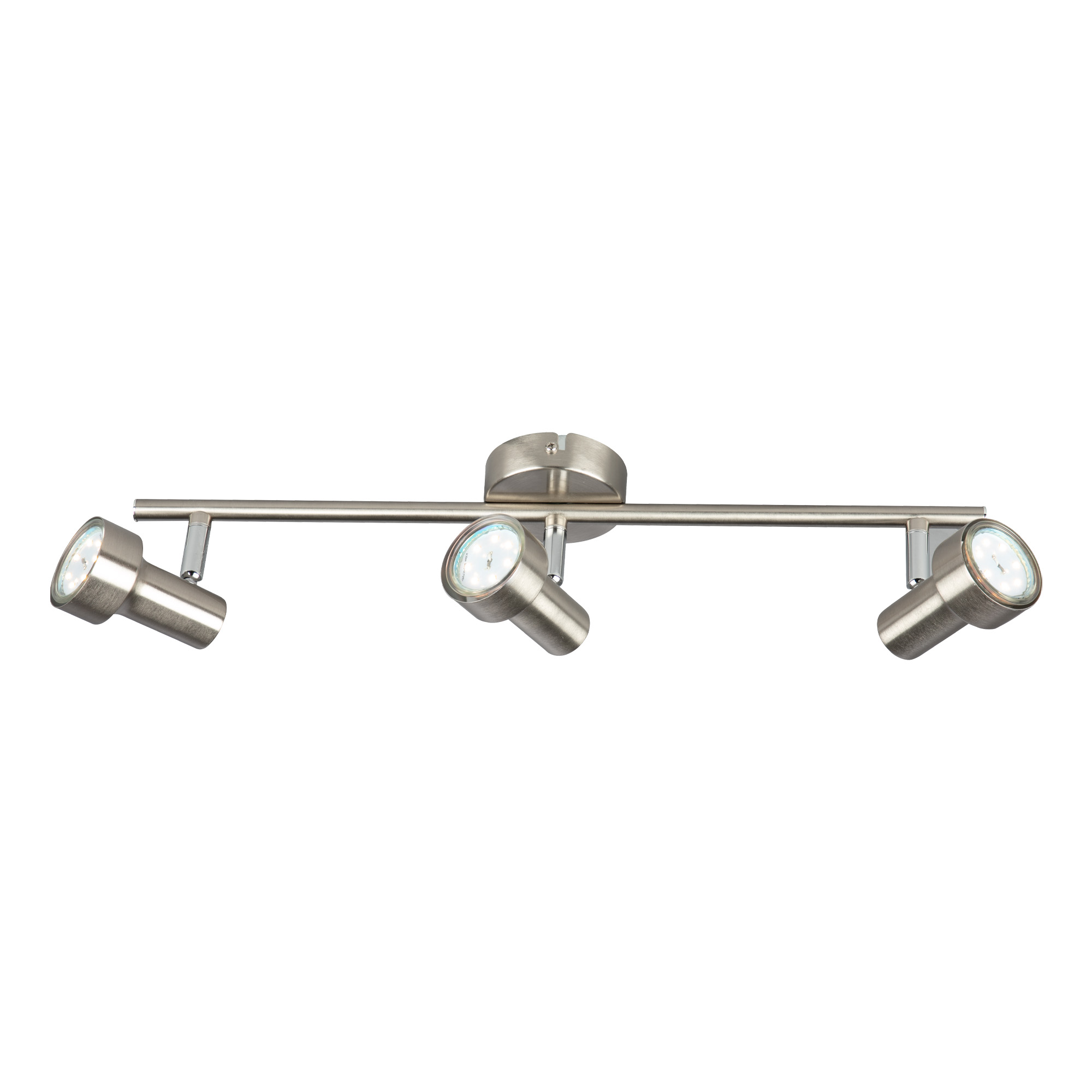 LED-Strahler 'Sub' nickelfarben 3-flammig
