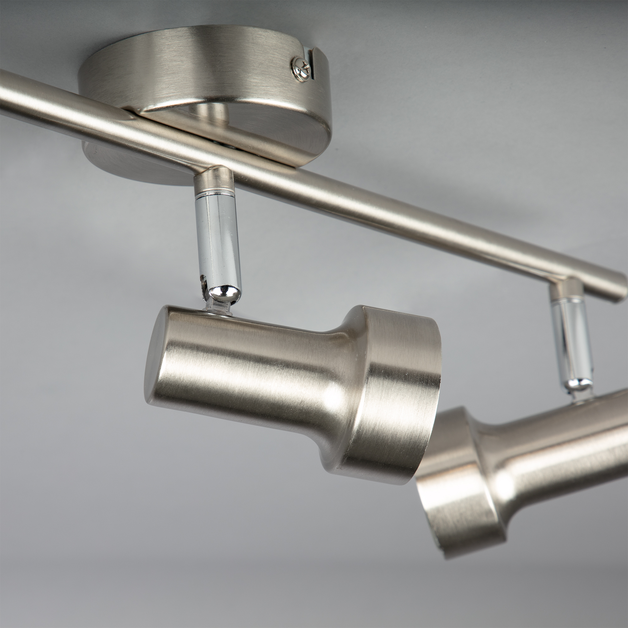 LED-Strahler 'Sub' nickelfarben 3-flammig