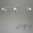 LED-Strahler 'Sub' nickelfarben 3-flammig