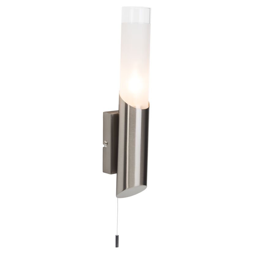 Metallene Wandleuchte Andaluz mit Zugschalter