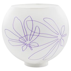 Tischleuchte 'Pop' floral/violett
