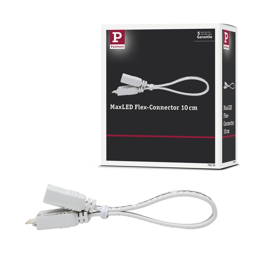 Function MaxLED Flex-Connector 10 cm Weiß Kunststoff