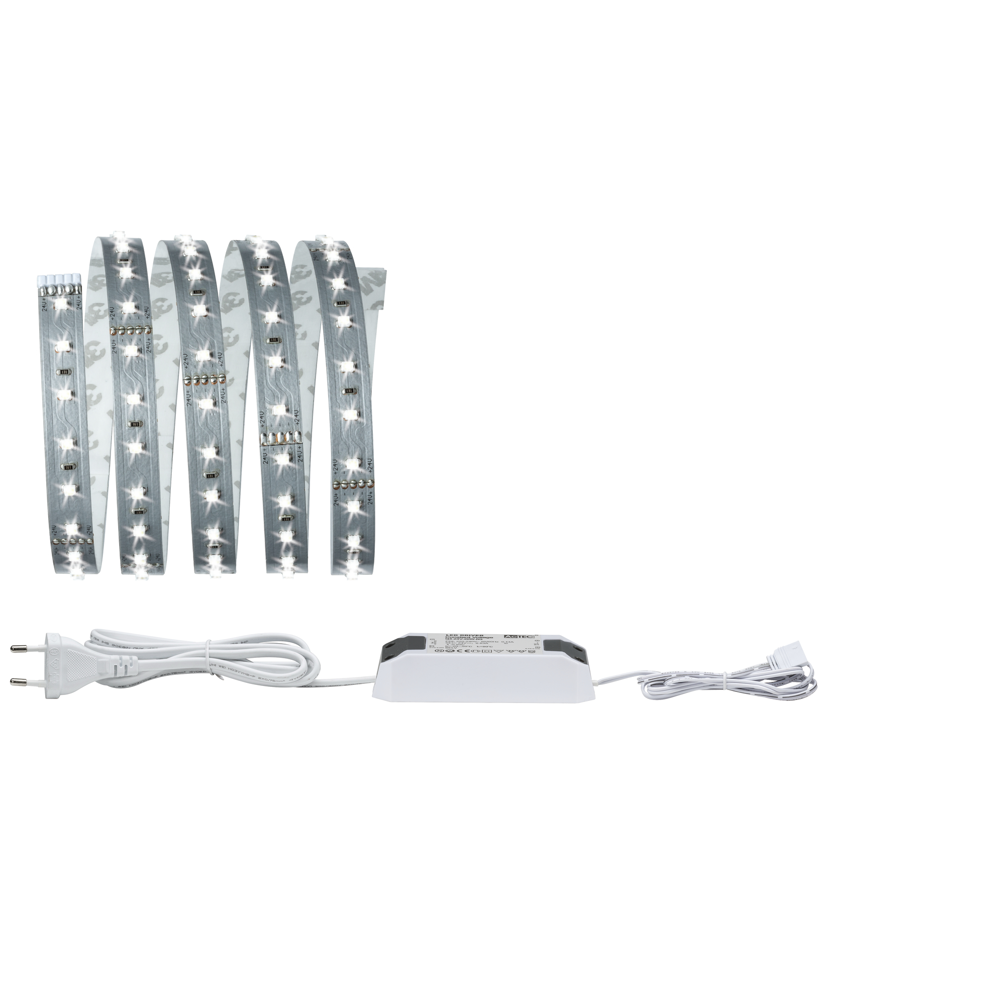 LED-Strip, Netzteil und Kabel