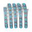 Blau leuchtendes LED-Band aufgerollt