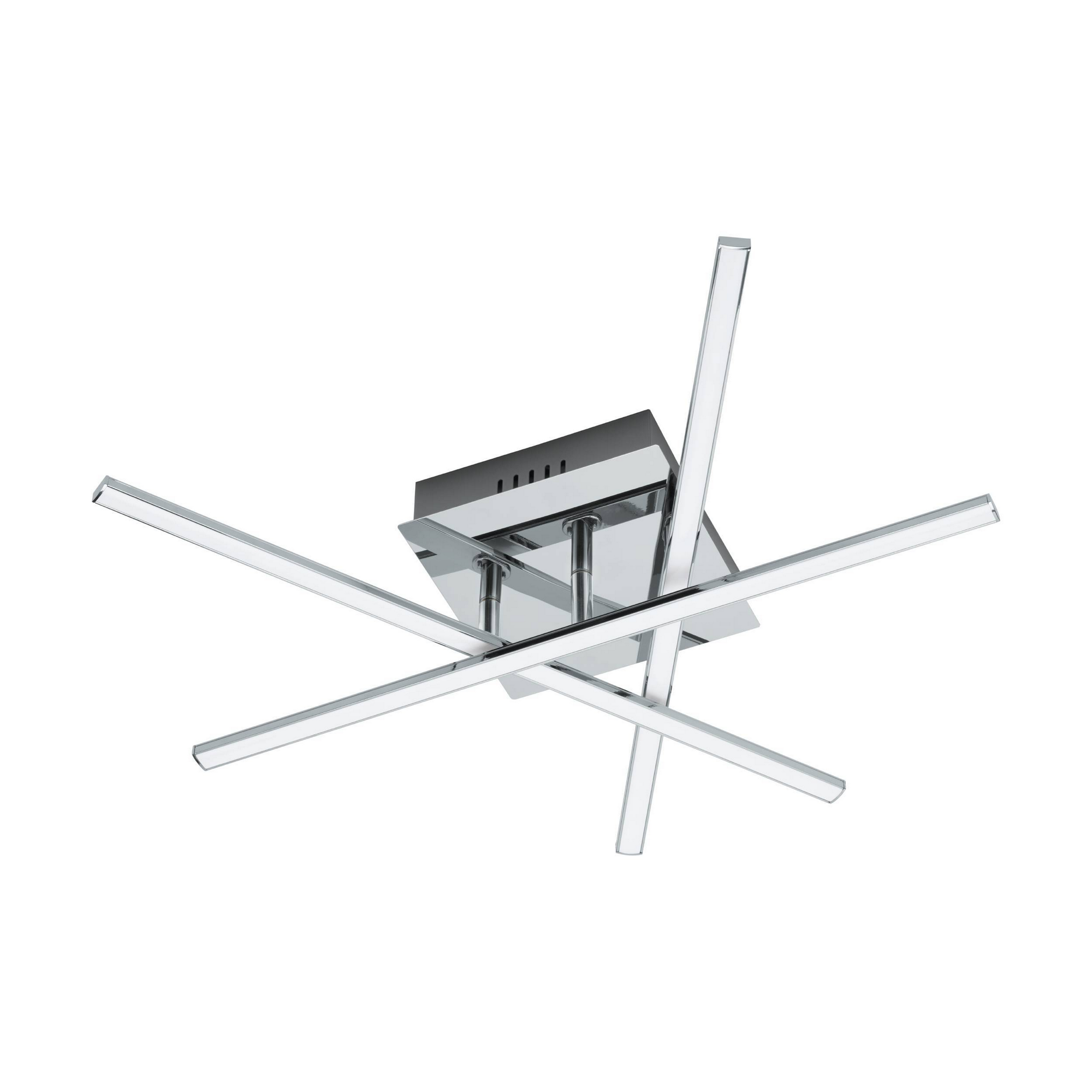 LED-Deckenleuchte 'LASANA 1' chromfarben 50 x 16 x 9,5 cm