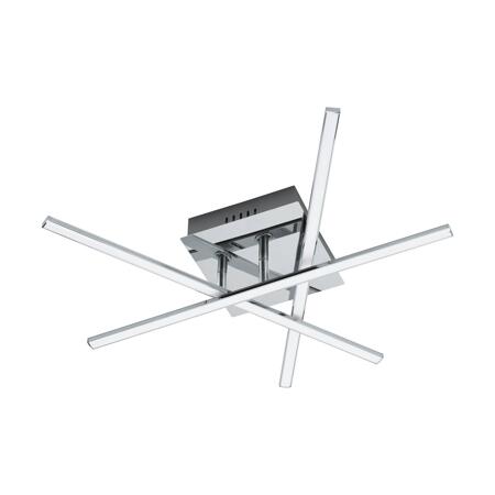 2. Bild von LED-Deckenleuchte 'LASANA 1' chromfarben 50 x 16 x 9,5 cm