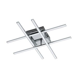 LED-Deckenleuchte 'LASANA 1' chromfarben 50 x 50 x 9,5 cm