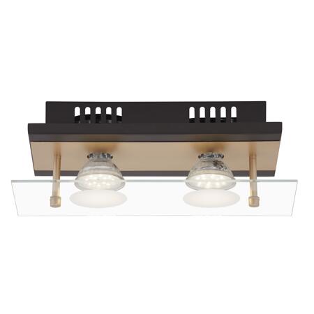 2. Bild von Deckenleuchte 'Smart Gold Basic' 27 x 12 x 9 cm 2 Strahler 400 lm