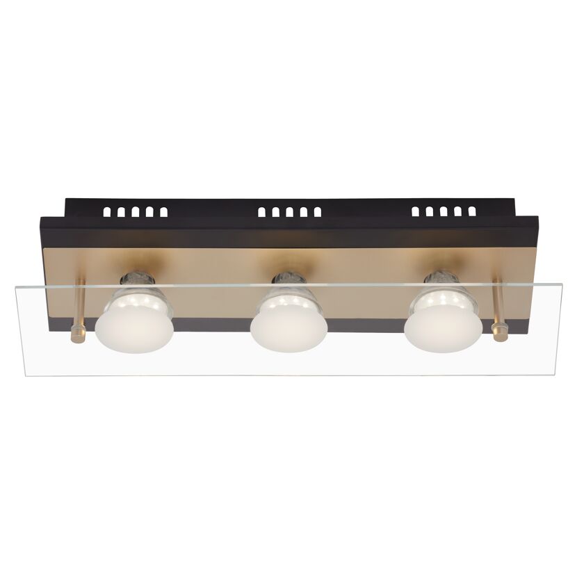Deckenleuchte 'Smart Gold Basic' 38 x 12 x 9 cm 3 Strahler 400 lm
