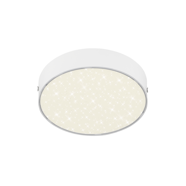 Bild von LED-Deckenleuchte 'Flame Star' weiß Ø 15,7 cm 1000 lm