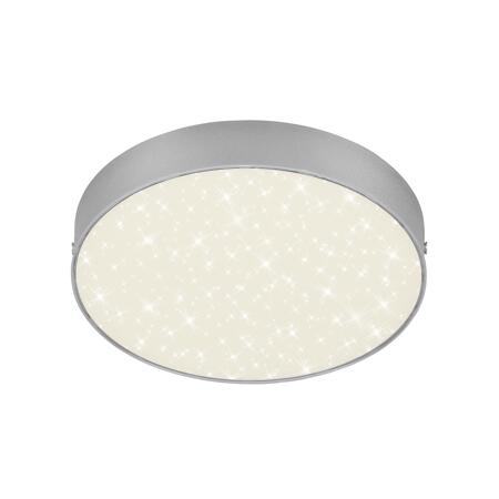 2. Bild von LED-Deckenleuchte 'Flame Star' silber Ø 21,2 cm 1600 lm