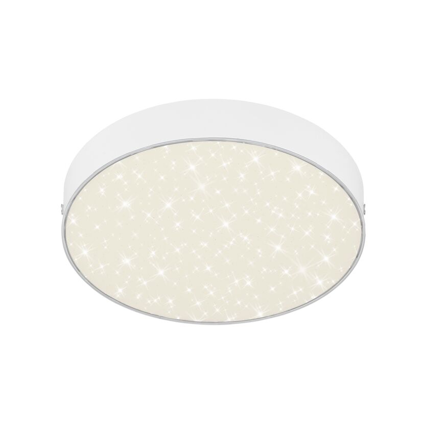 Weiße LED Deckenleuchte mit Sternen