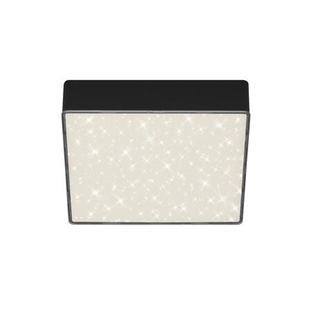 2. Bild von LED-Deckenleuchte 'Flame Star' schwarz 15,7 x 15,7 cm 1000 lm