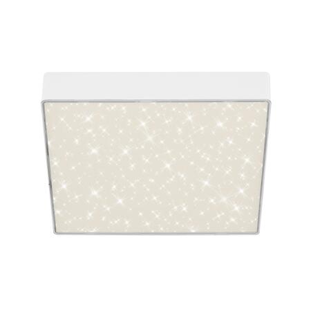 2. Bild von LED-Deckenleuchte 'Flame Star' weiß 21,2 x 21,2 cm 1600 lm