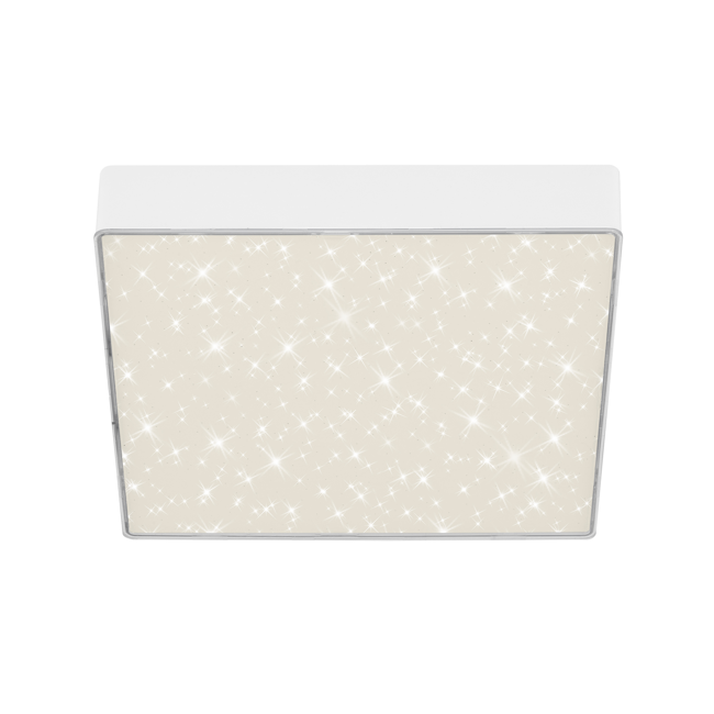 Bild von LED-Deckenleuchte 'Flame Star' weiß 21,2 x 21,2 cm 1600 lm