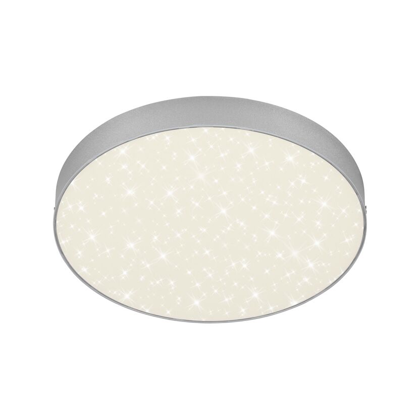 LED-Deckenleuchte 'Flame Star' silber Ø 28,7 cm 2000 lm