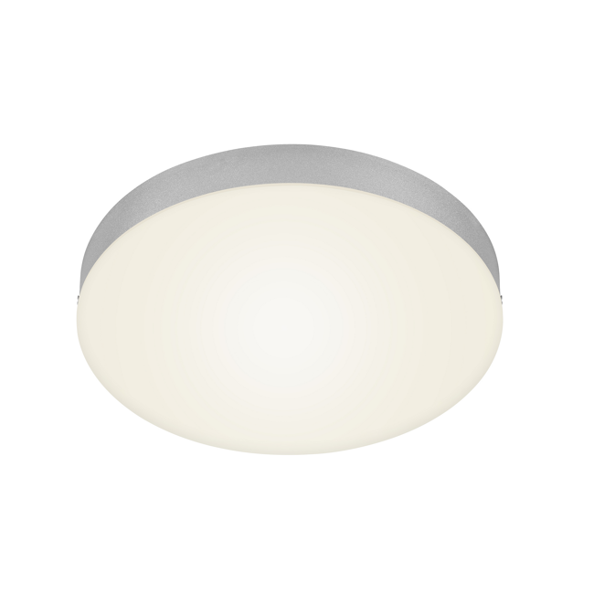 Bild von LED-Deckenleuchte 'Flame' silber Ø 28,7 cm 2000 lm