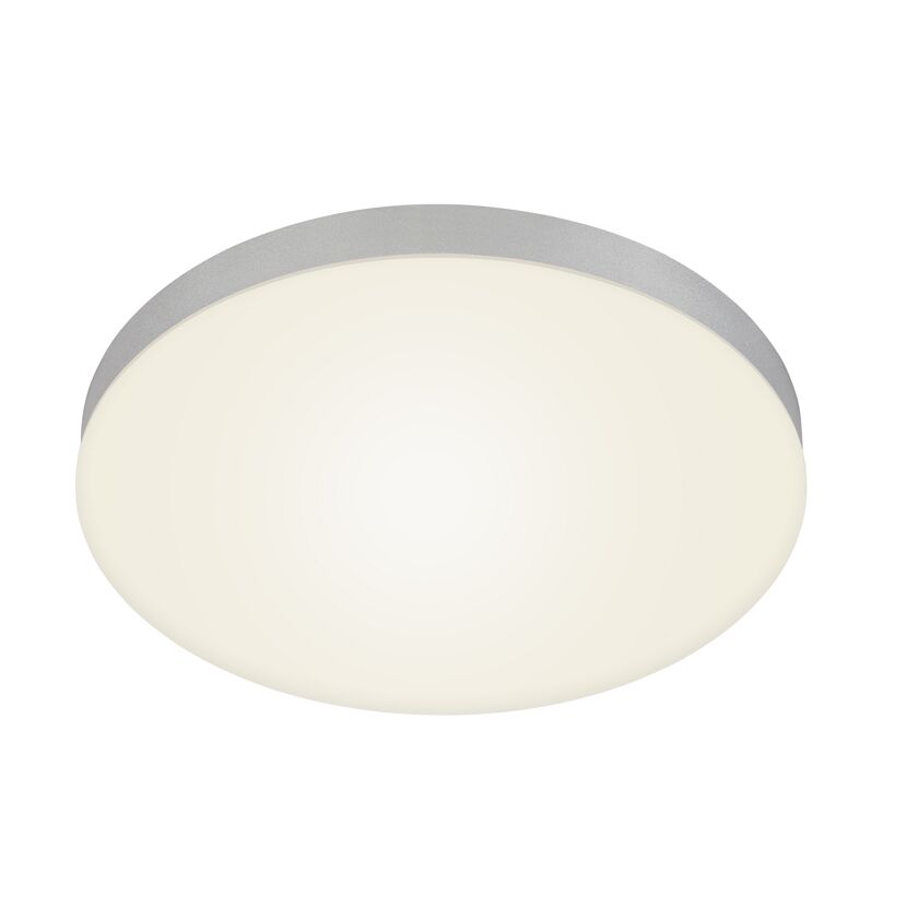 LED Aufbauleuchte silber, 40 cm Durchmesser