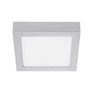 LED-Deckenleuchte 'Fire' silber 17 x 17 x 3,2 cm 1000 lm neutralweiß