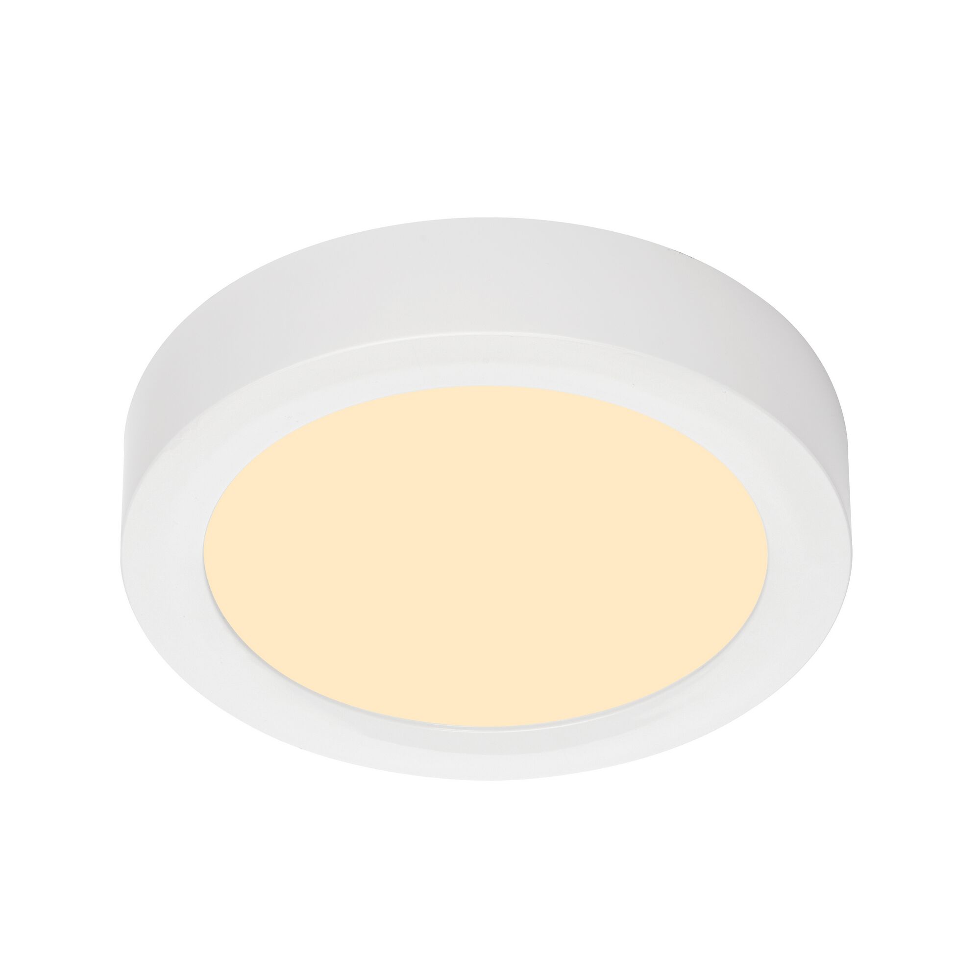 LED Aufbauleuchte, weiß, rund